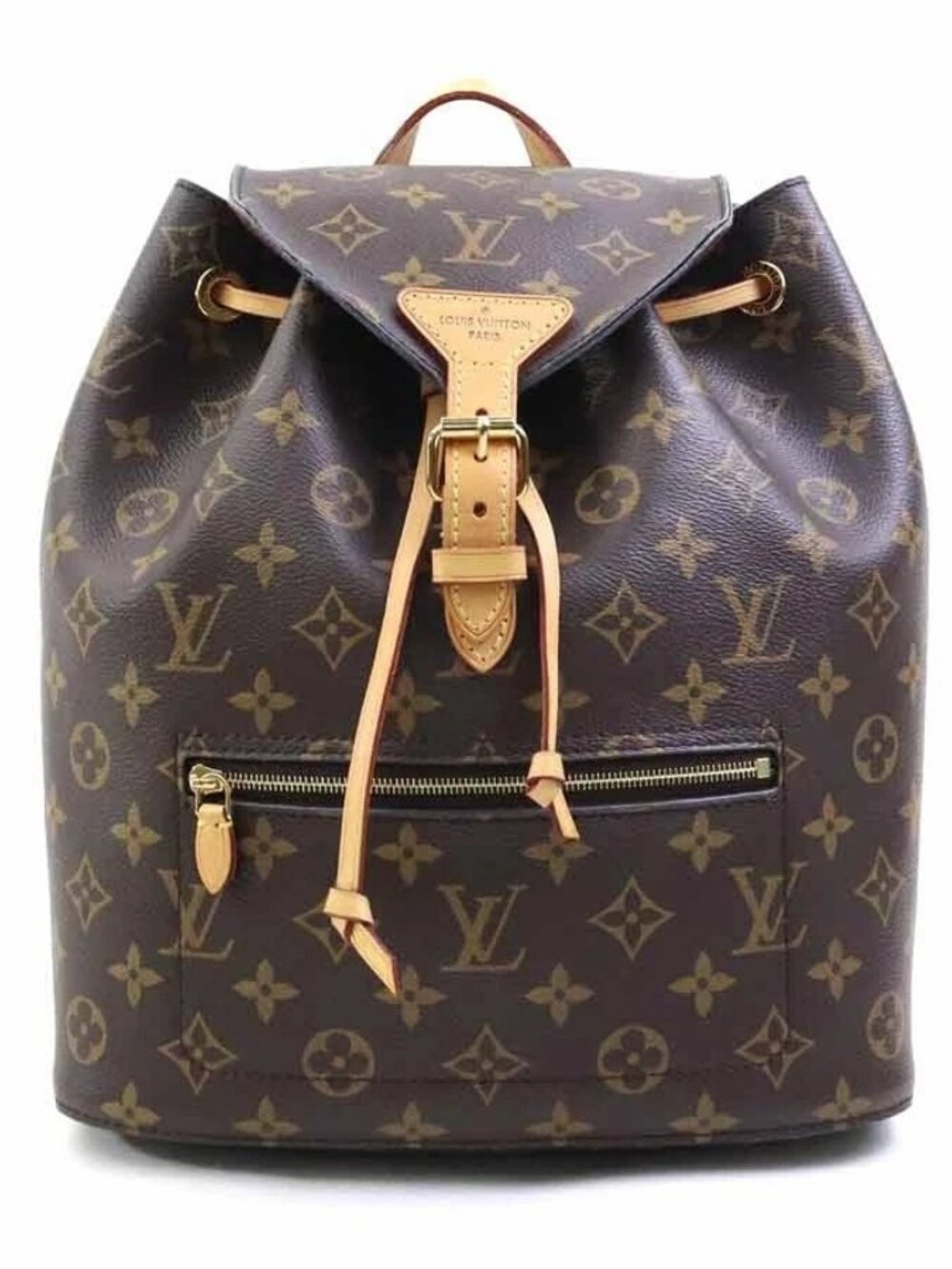 LOUIS VUITTON Monogram Montsouris Backpack Brown